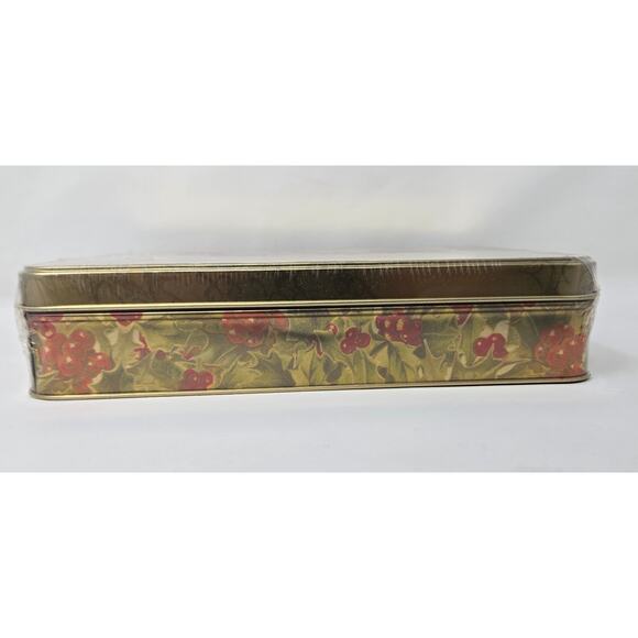 Hallmark Crown Chocolatier Christmas 1995 Chocolate Gold Tin Sealed in Plastic - Picture 7 of 15